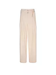 MARC CAIN | Pantalón chino de talle alto WICHITA de corte ancho | Rosa