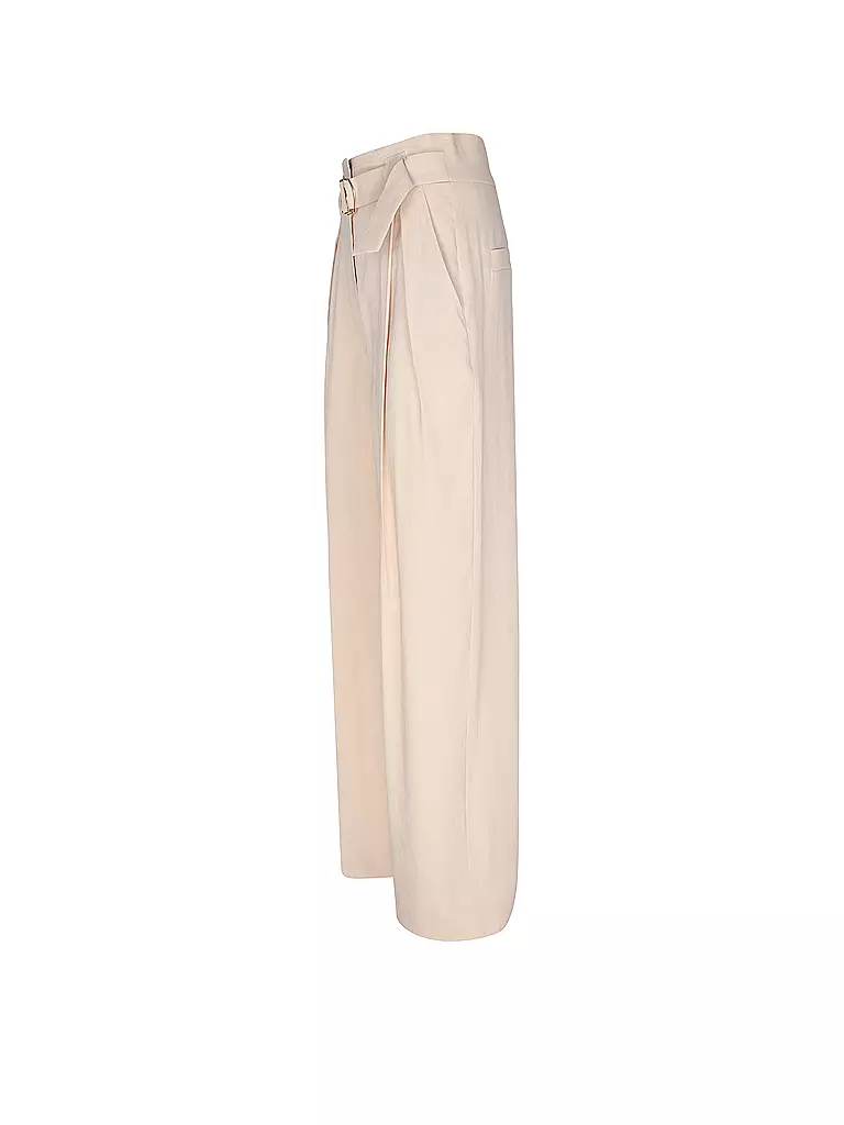 MARC CAIN | Pantalón chino de talle alto WICHITA de corte ancho | 