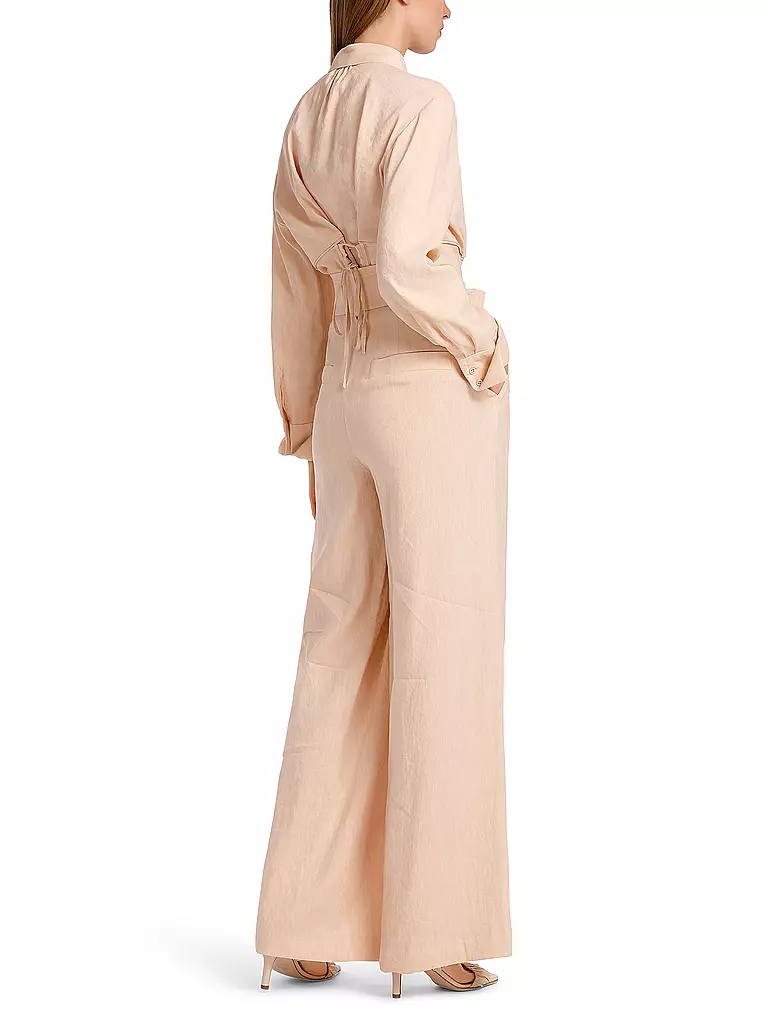 MARC CAIN | Pantalón chino de talle alto WICHITA de corte ancho | 