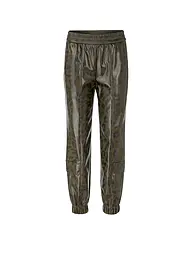 MARC CAIN | Pantalón con efecto cuero ROYE | Oliva