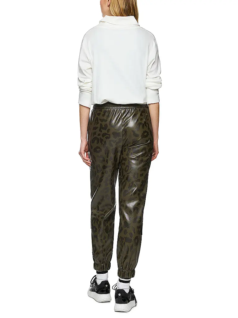 MARC CAIN | Pantalón con efecto cuero ROYE | 