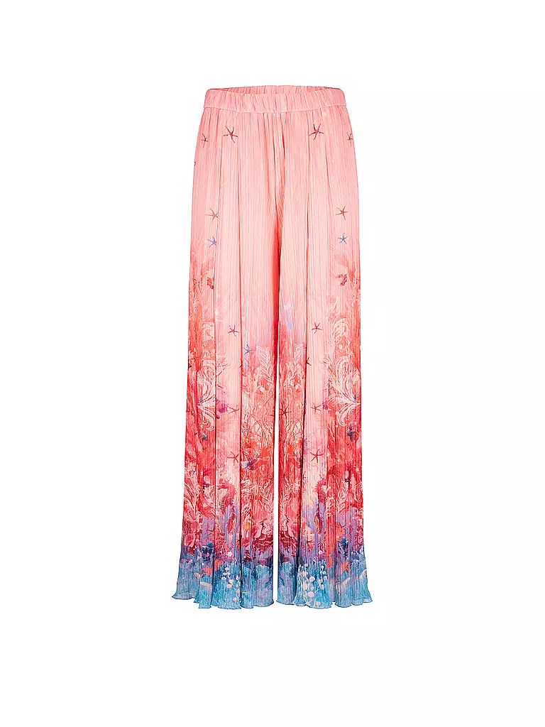 MARC CAIN | Pantalón de cintura alta WINNIPEG corte ancho | Rosa
