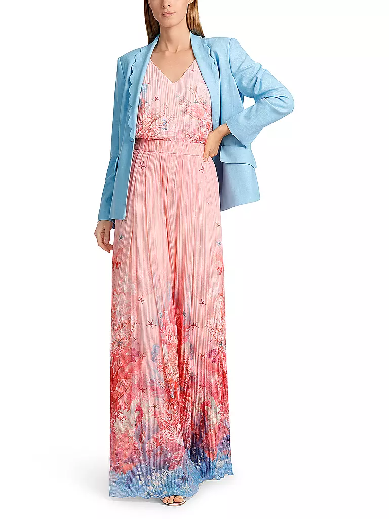 MARC CAIN | Pantalón de cintura alta WINNIPEG corte ancho | Rosa