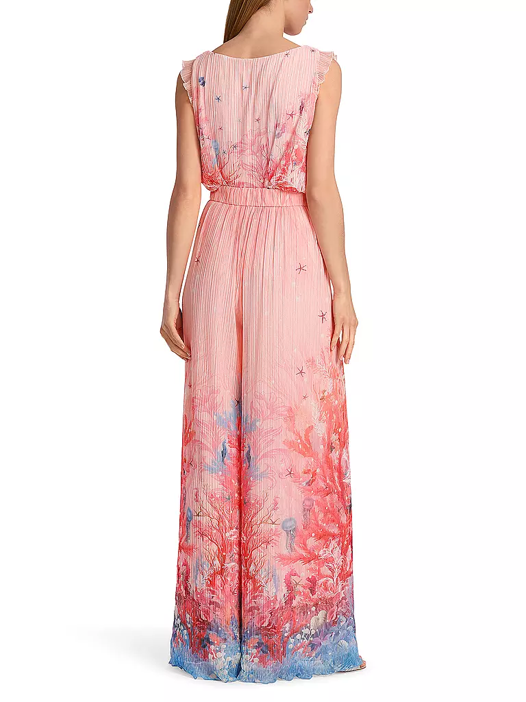 MARC CAIN | Pantalón de cintura alta WINNIPEG corte ancho | Rosa