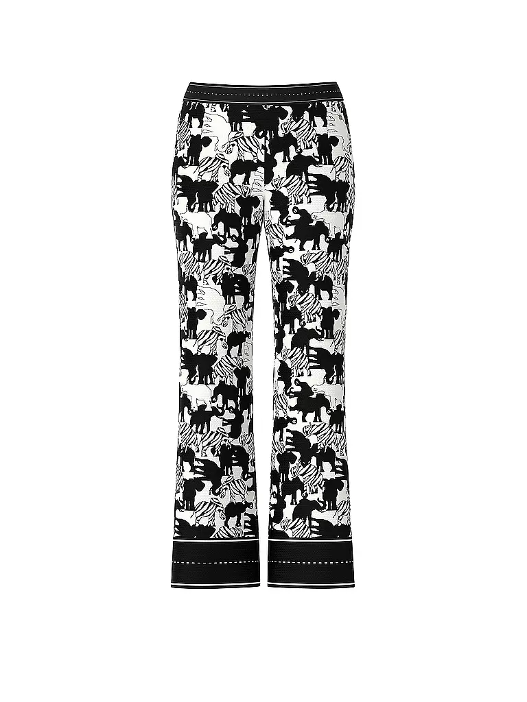 MARC CAIN | Pantalón de corte acampanado | Negro