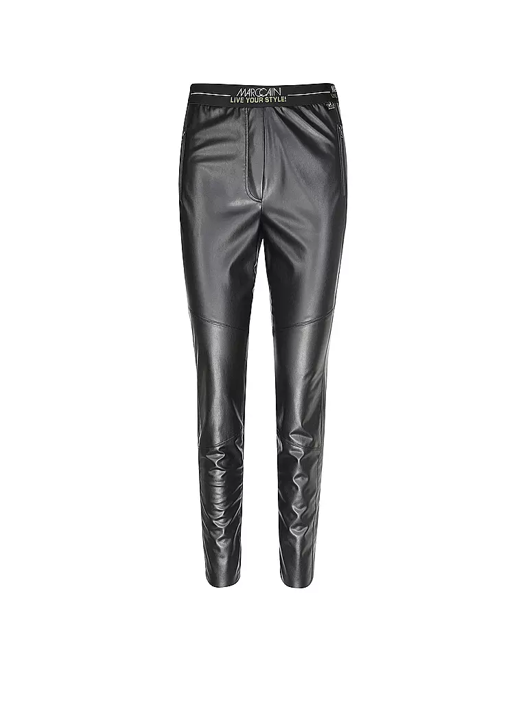 MARC CAIN | Pantalón de talle alto SINNAR | Negro