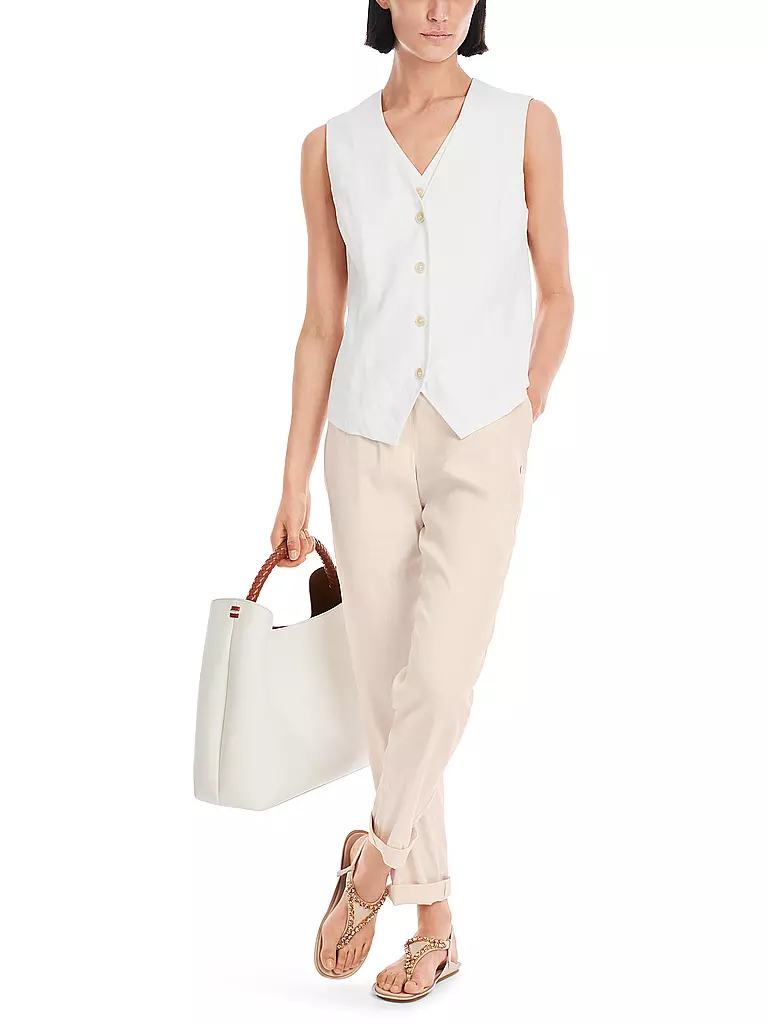 MARC CAIN | Pantalón de vestir 7/8 RHODOS | Crema