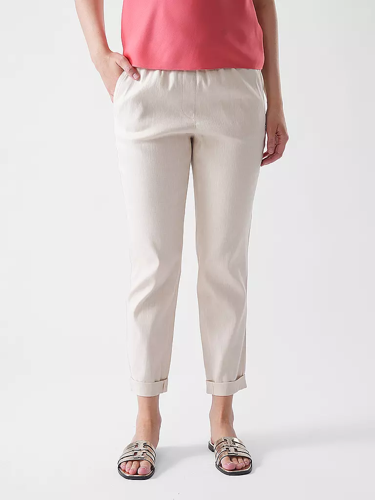 MARC CAIN | Pantalón de vestir 7/8 RHODOS | Crema