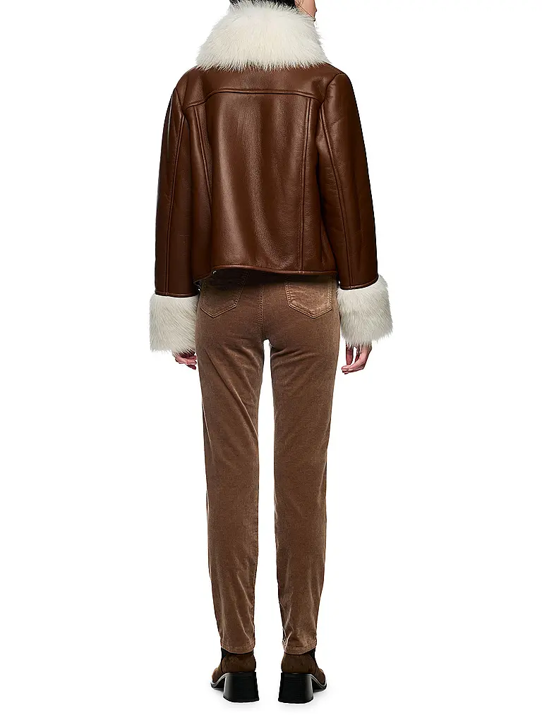 MARC CAIN | Pantalón de vestir SIENA | Marrón