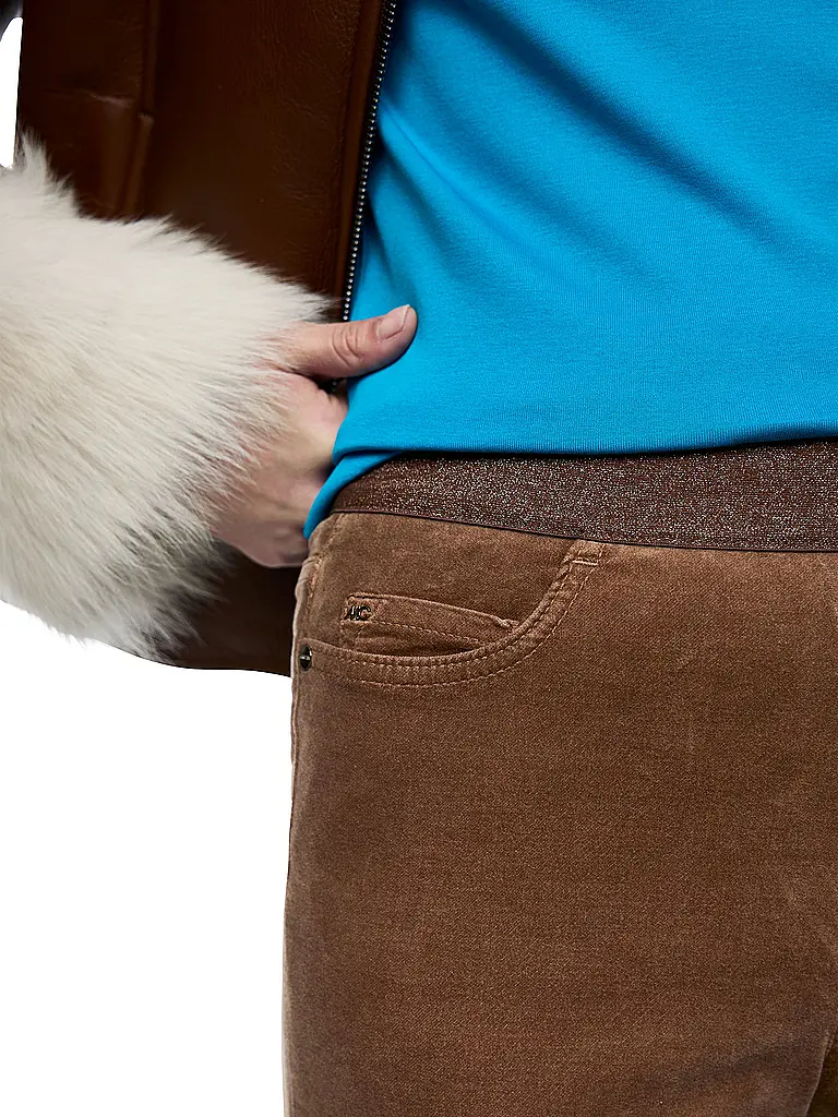 MARC CAIN | Pantalón de vestir SIENA | Marrón