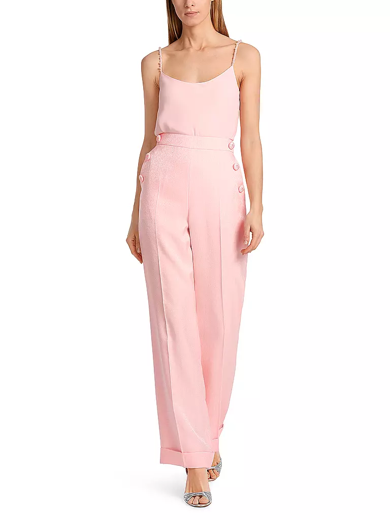MARC CAIN | Pantalón de vestir WHEATEN Wide Fit | Rosa