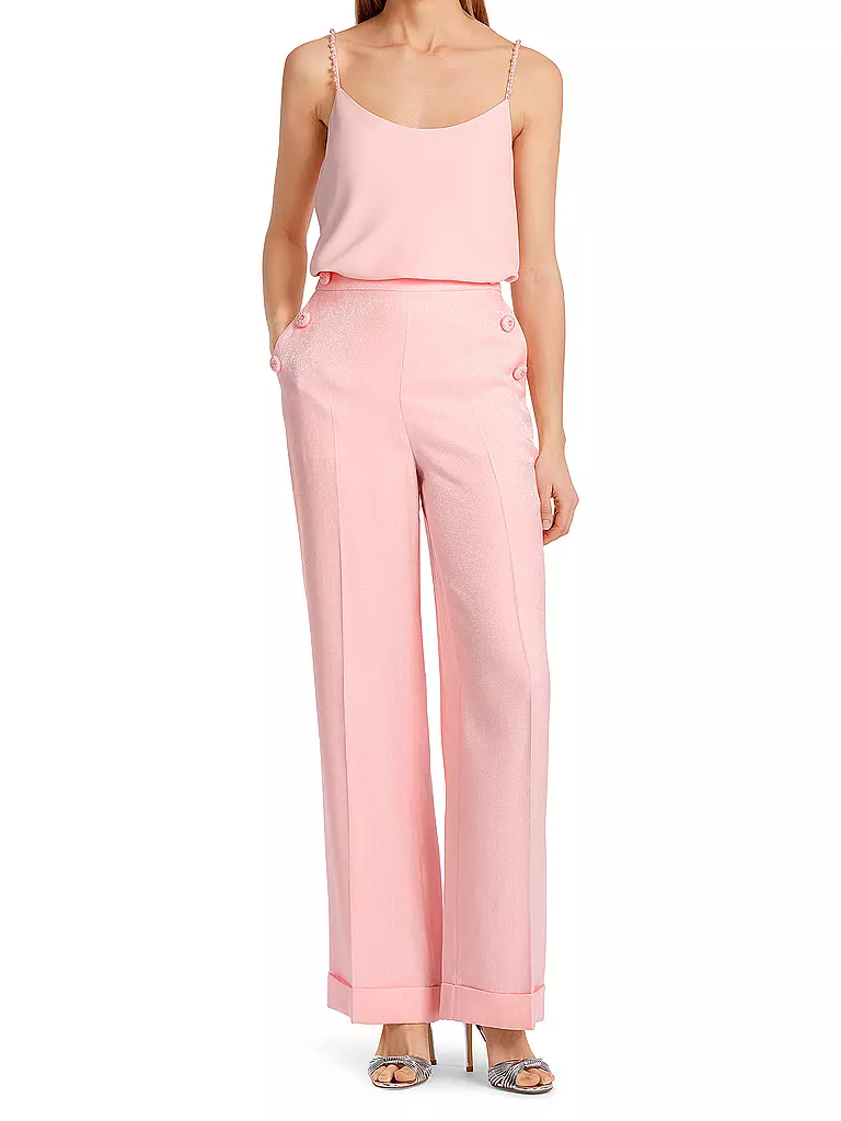 MARC CAIN | Pantalón de vestir WHEATEN Wide Fit | Rosa