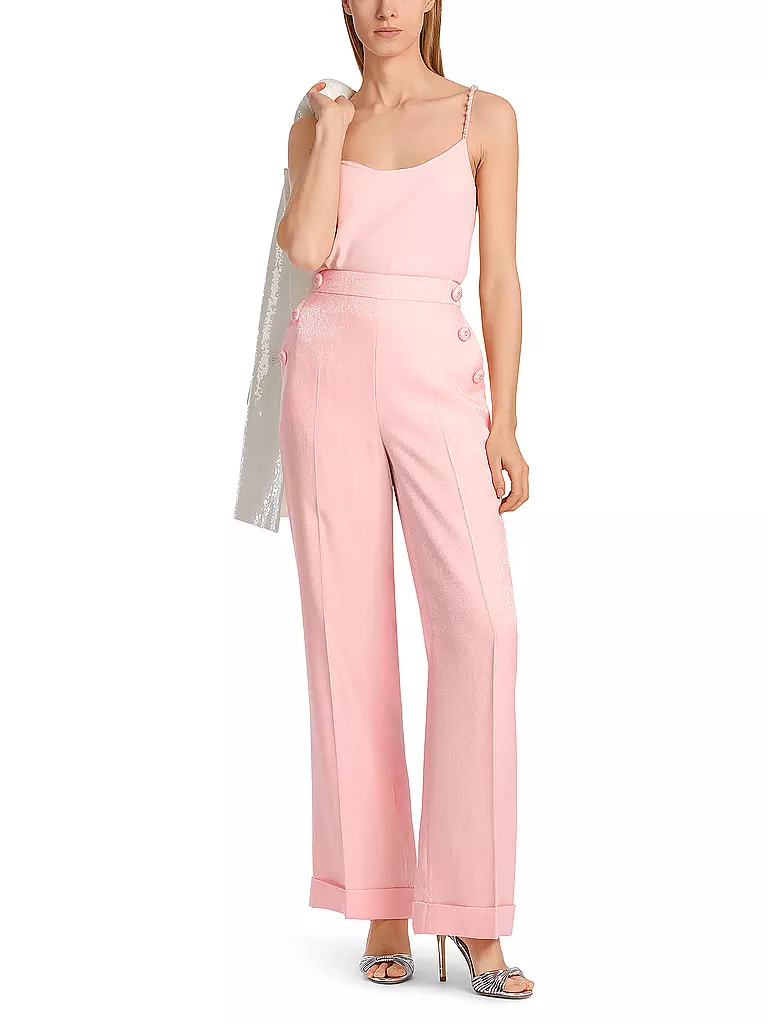 MARC CAIN | Pantalón de vestir WHEATEN Wide Fit | Rosa