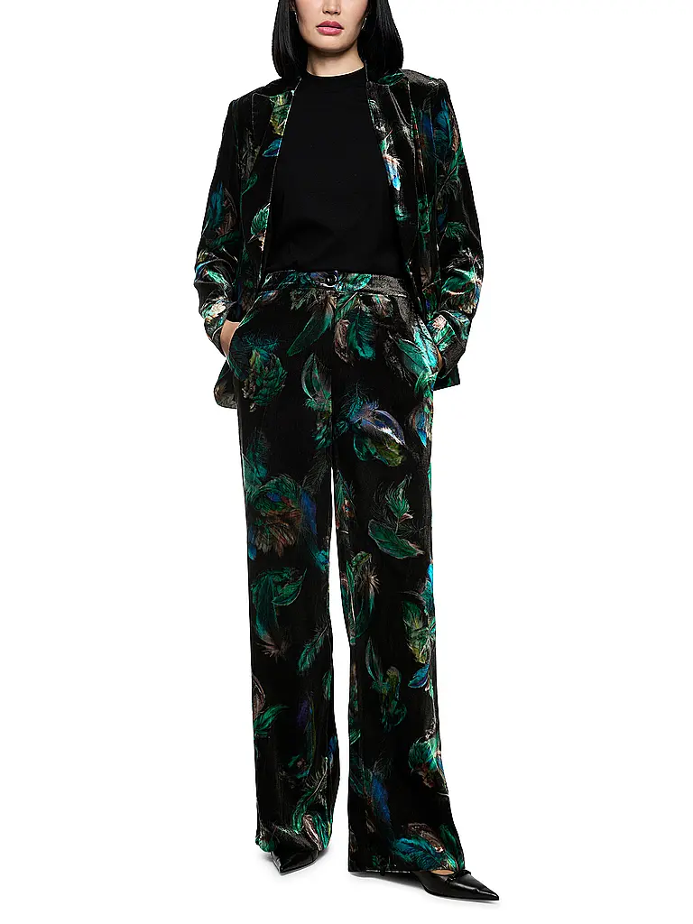 MARC CAIN | Pantalón de vestir | Verde oscuro