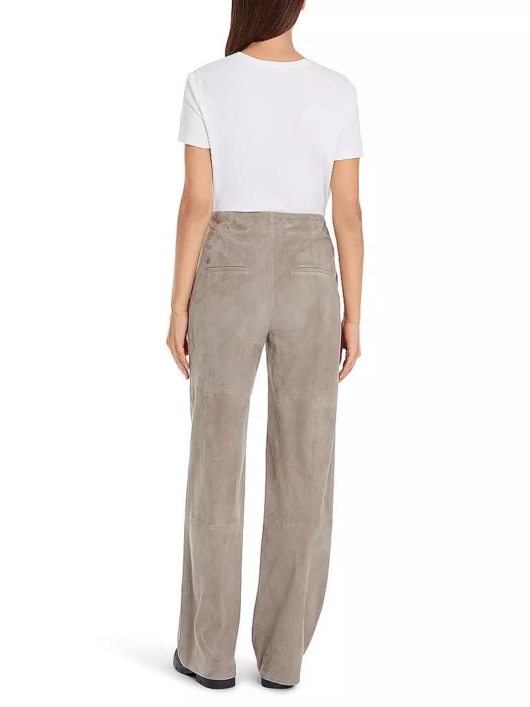 MARC CAIN | Pantalones de cuero | Oliva