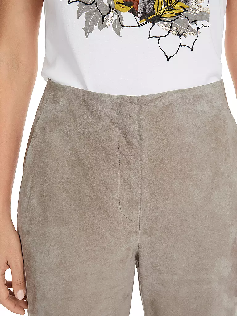 MARC CAIN | Pantalones de cuero | Oliva