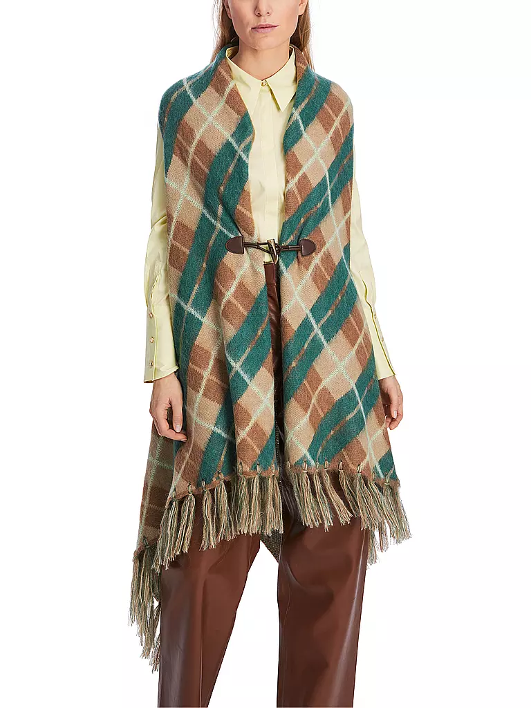 MARC CAIN | Poncho - Capa | Marrón claro