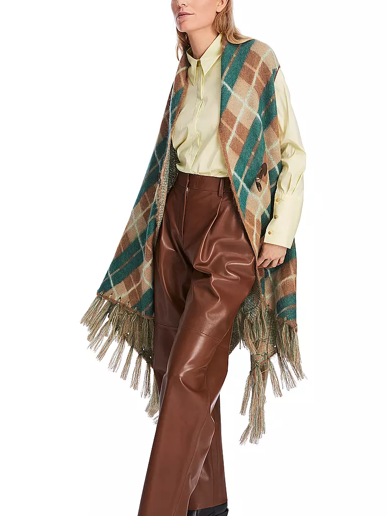 MARC CAIN | Poncho - Capa | Marrón claro