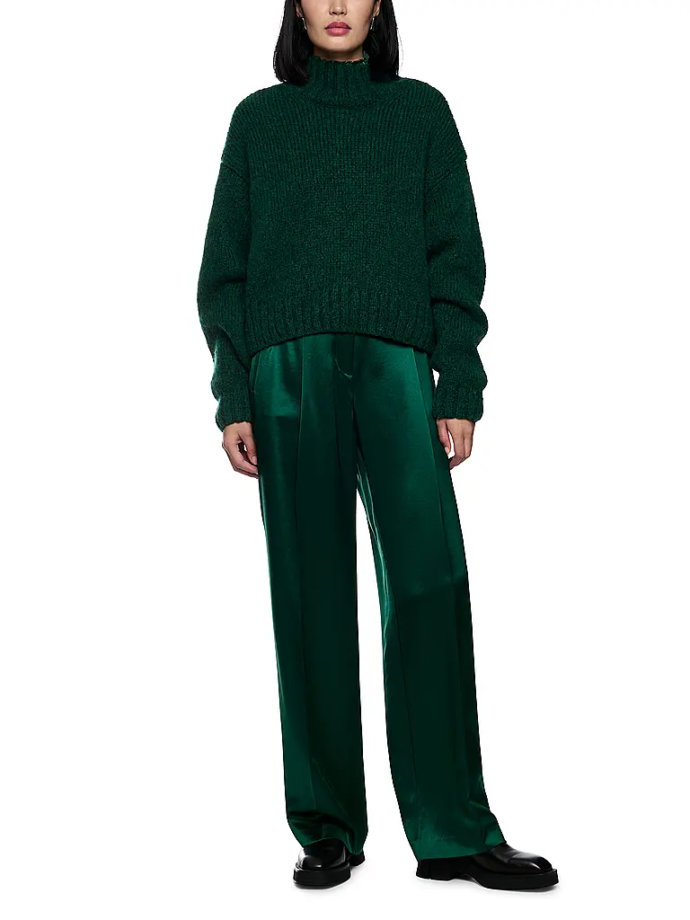 MARC CAIN | Rollkragenpullover | Verde oscuro