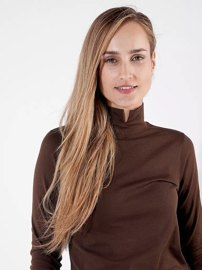 MARC CAIN | Rollkragenpullover | Marrón