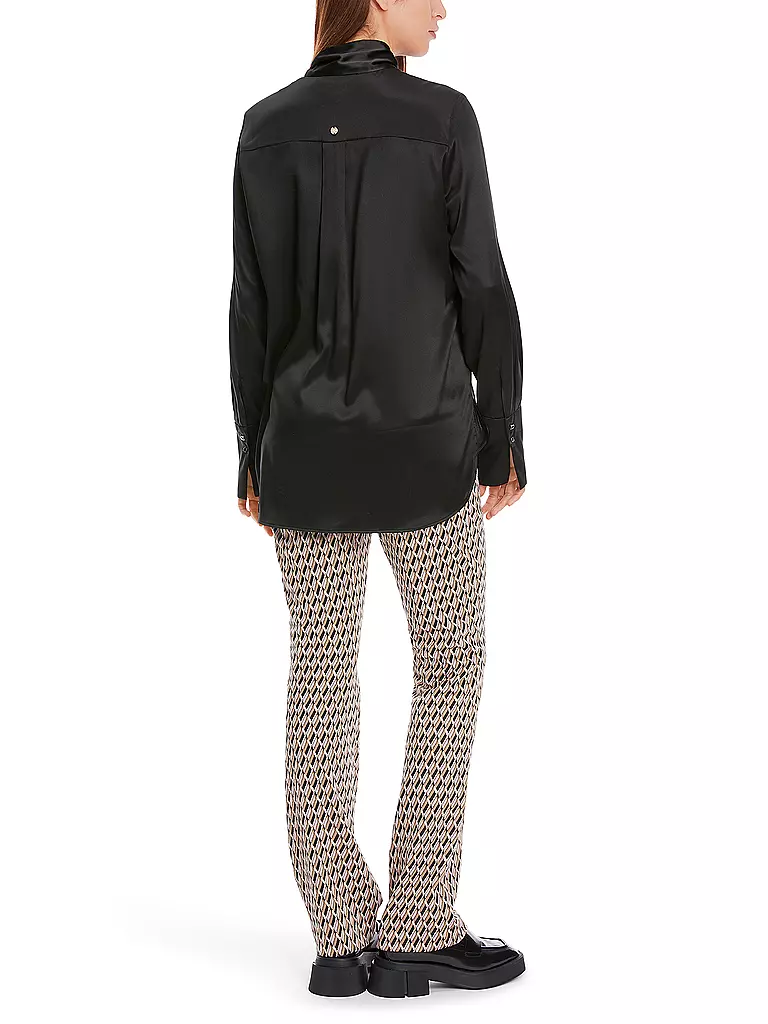 MARC CAIN | Seidenbluse | Negro