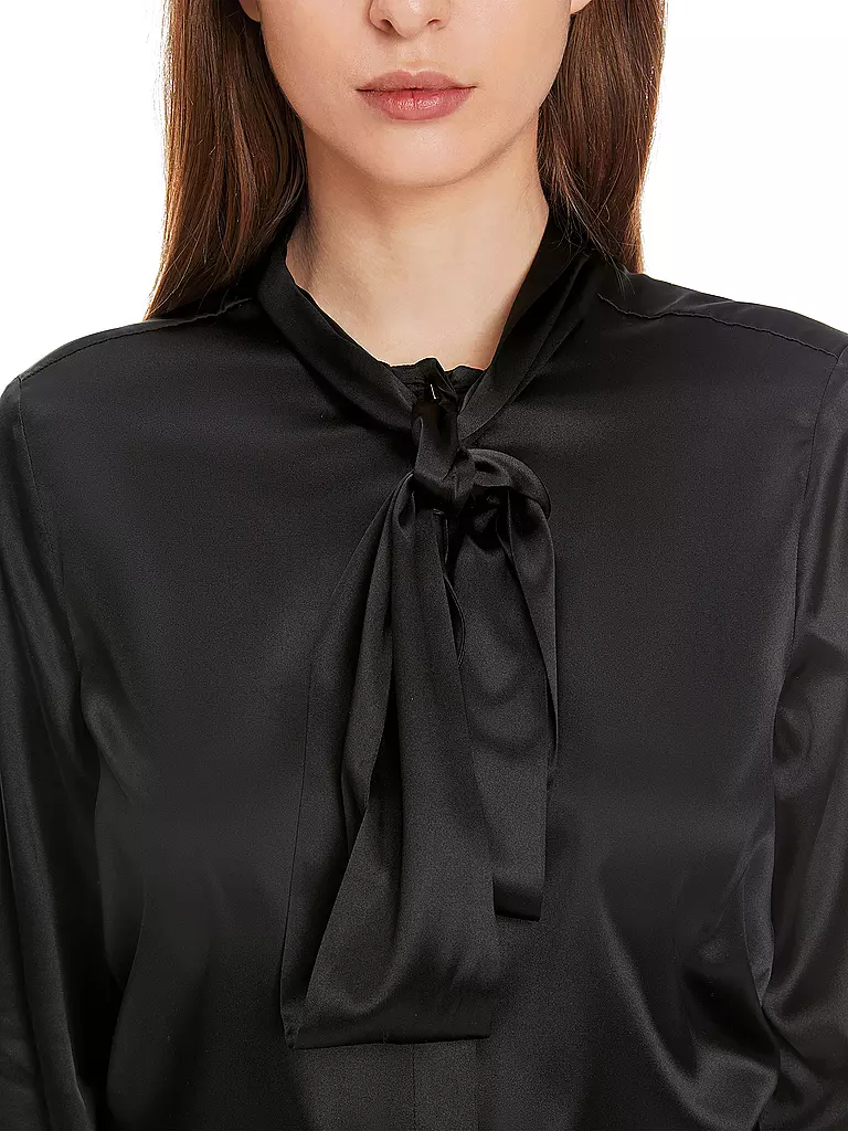 MARC CAIN | Seidenbluse | Negro