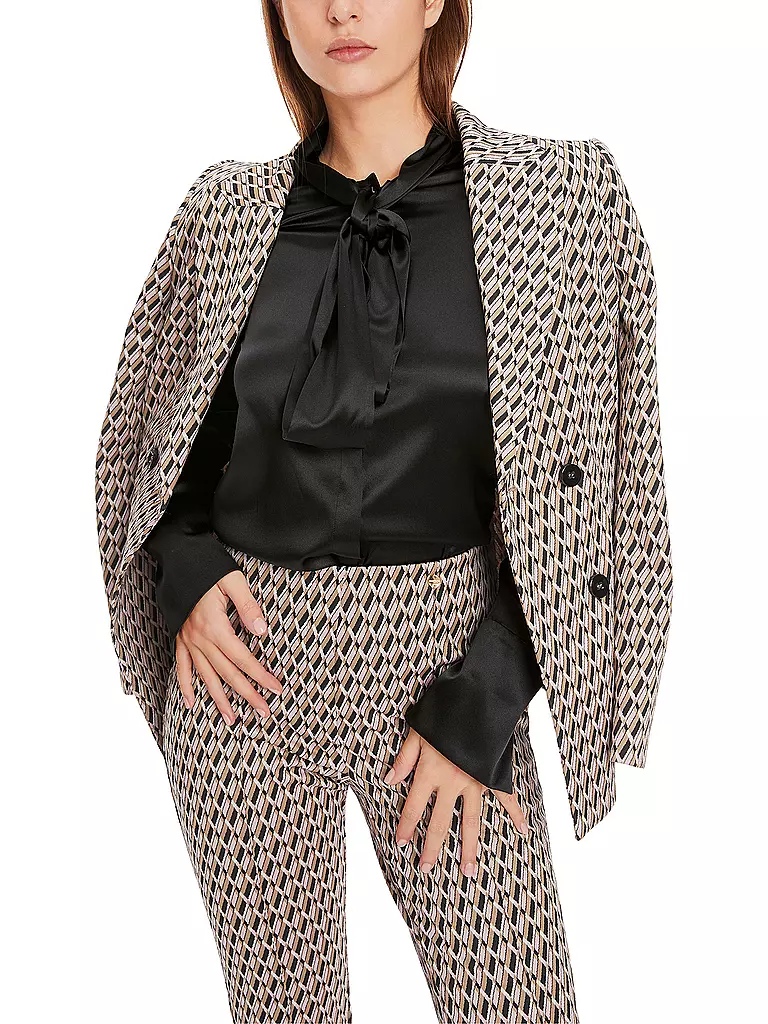 MARC CAIN | Seidenbluse | Negro