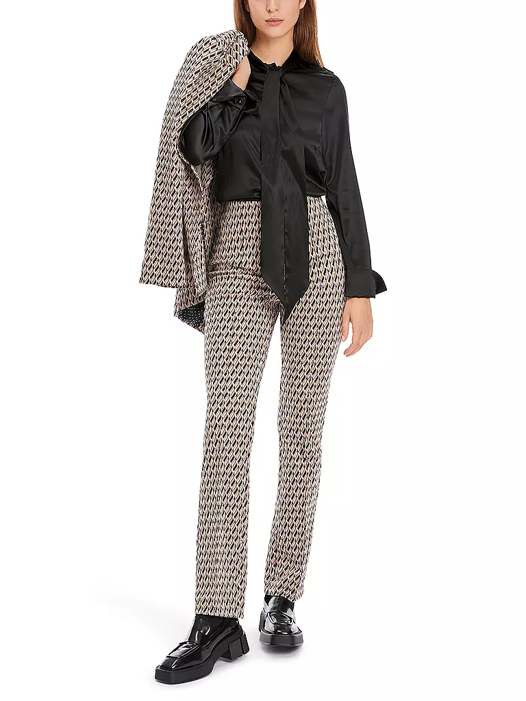 MARC CAIN | Seidenbluse | Negro