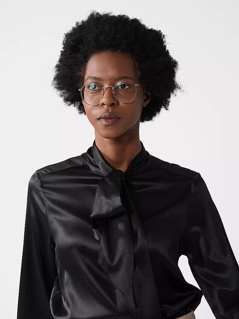 MARC CAIN | Seidenbluse | Negro