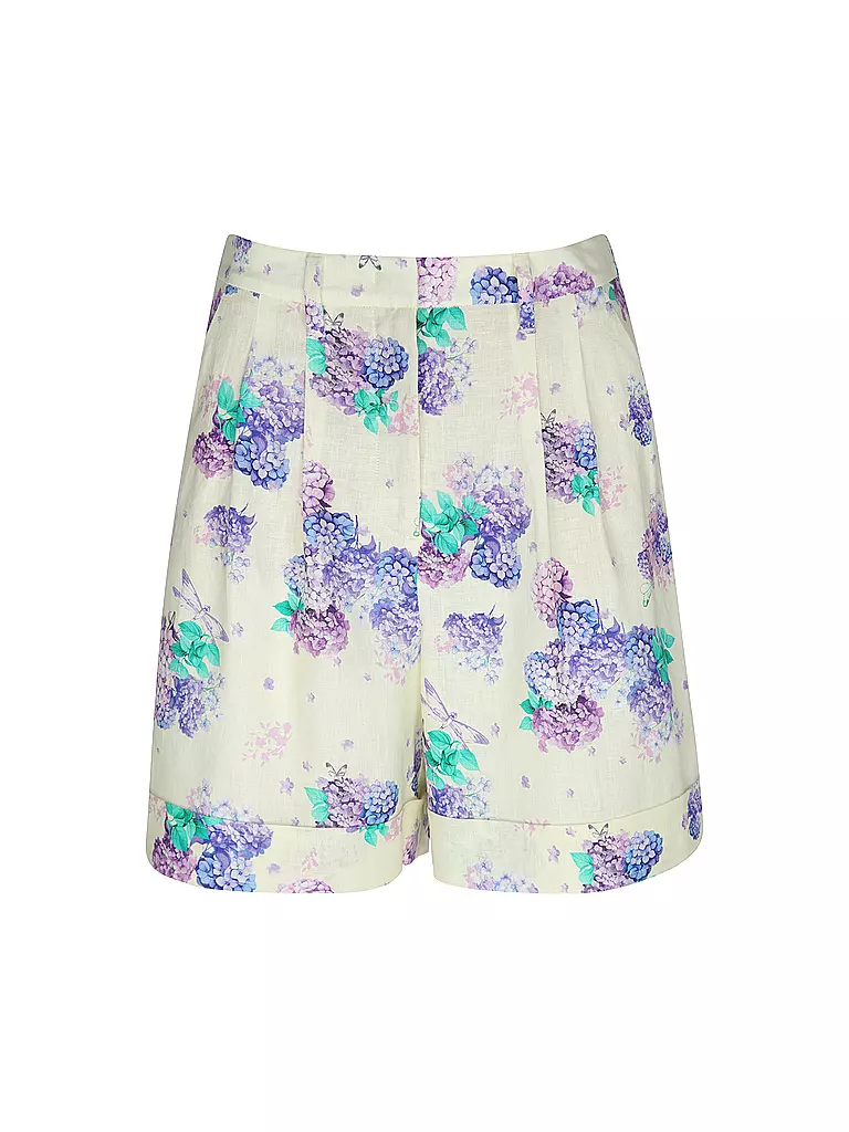 MARC CAIN | Shorts de lino | Crema