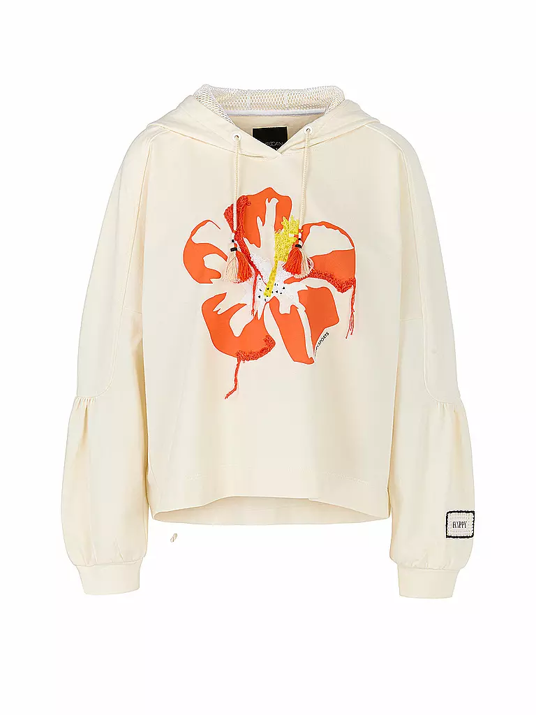 MARC CAIN | Sudadera con capucha - Hoodie | Crema