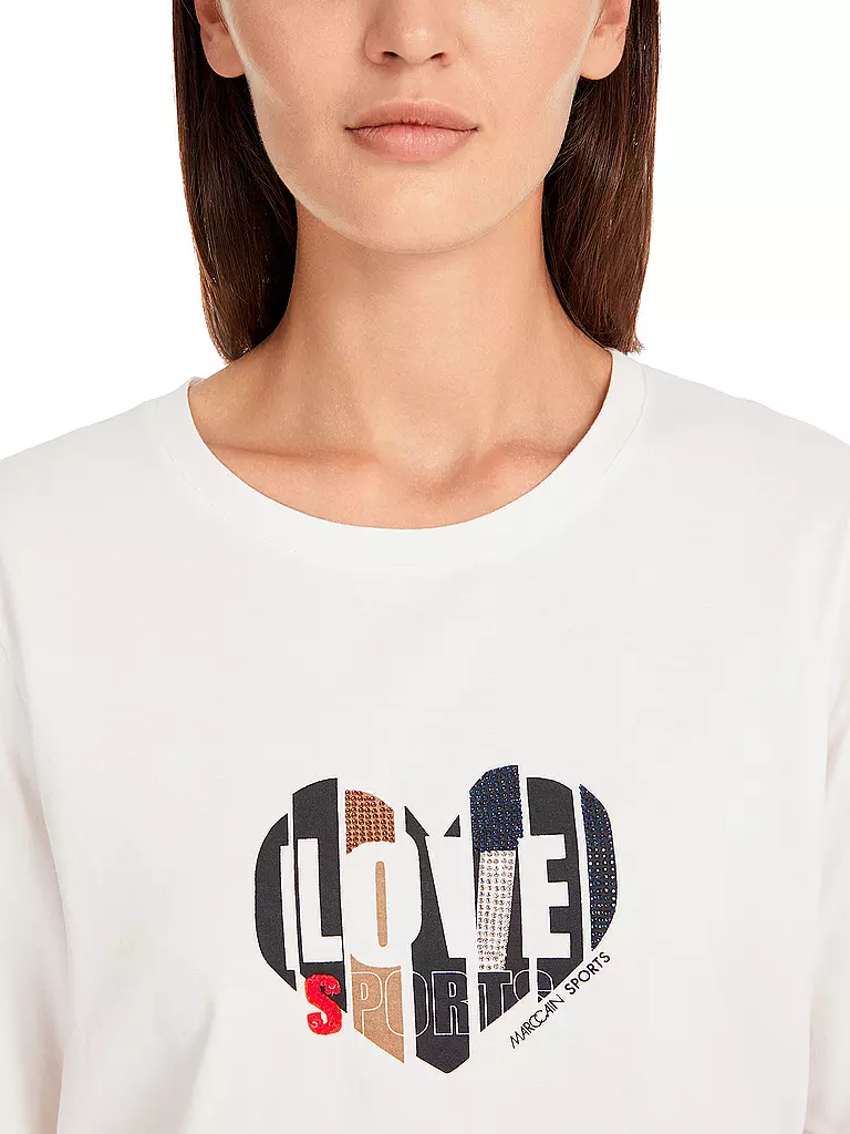 MARC CAIN | T-Shirt  | Blanco