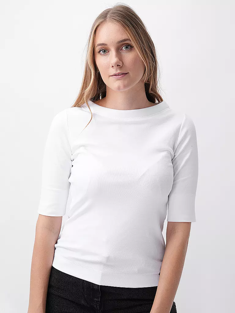 MARC CAIN | T-Shirt  | Blanco