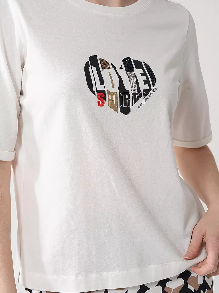 MARC CAIN | T-Shirt  | Blanco