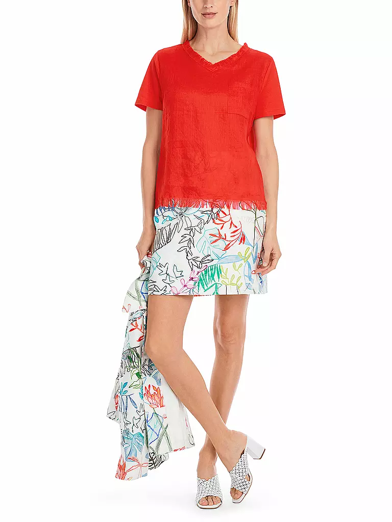 MARC CAIN | T-Shirt | Rojo