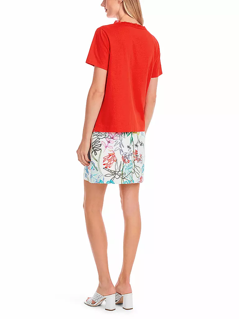 MARC CAIN | T-Shirt | Rojo