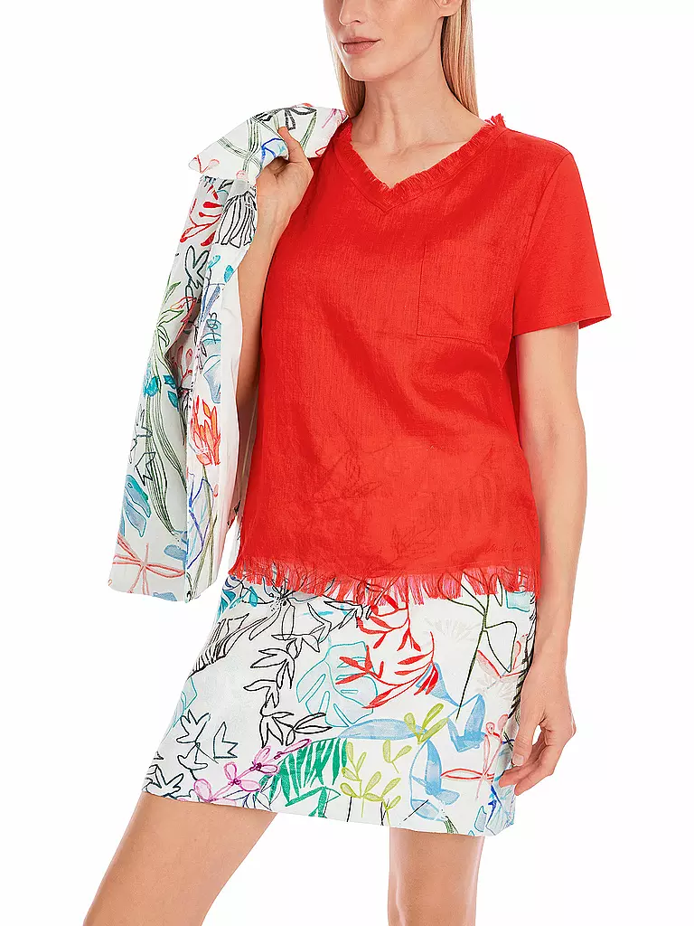 MARC CAIN | T-Shirt | Rojo