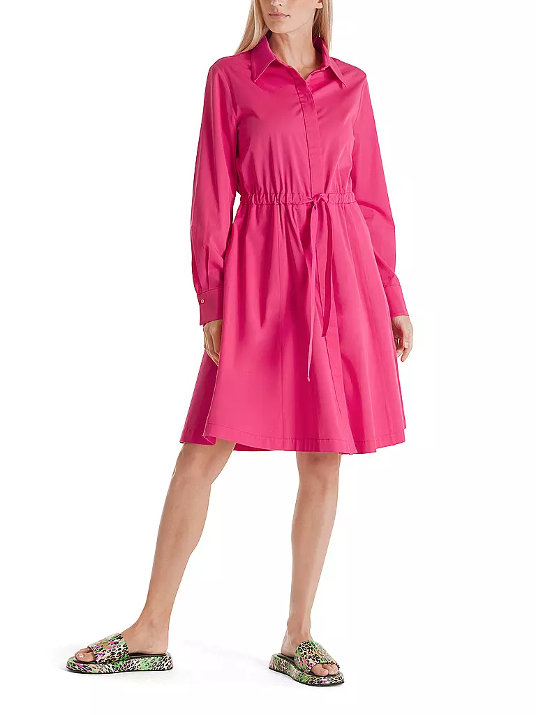 MARC CAIN | Vestido camisero | Fucsia