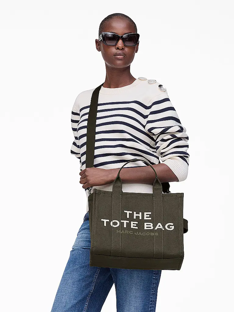 MARC JACOBS | Bolso - Tote Bag THE MEDIUM TOTE CANVAS | Verde oscuro