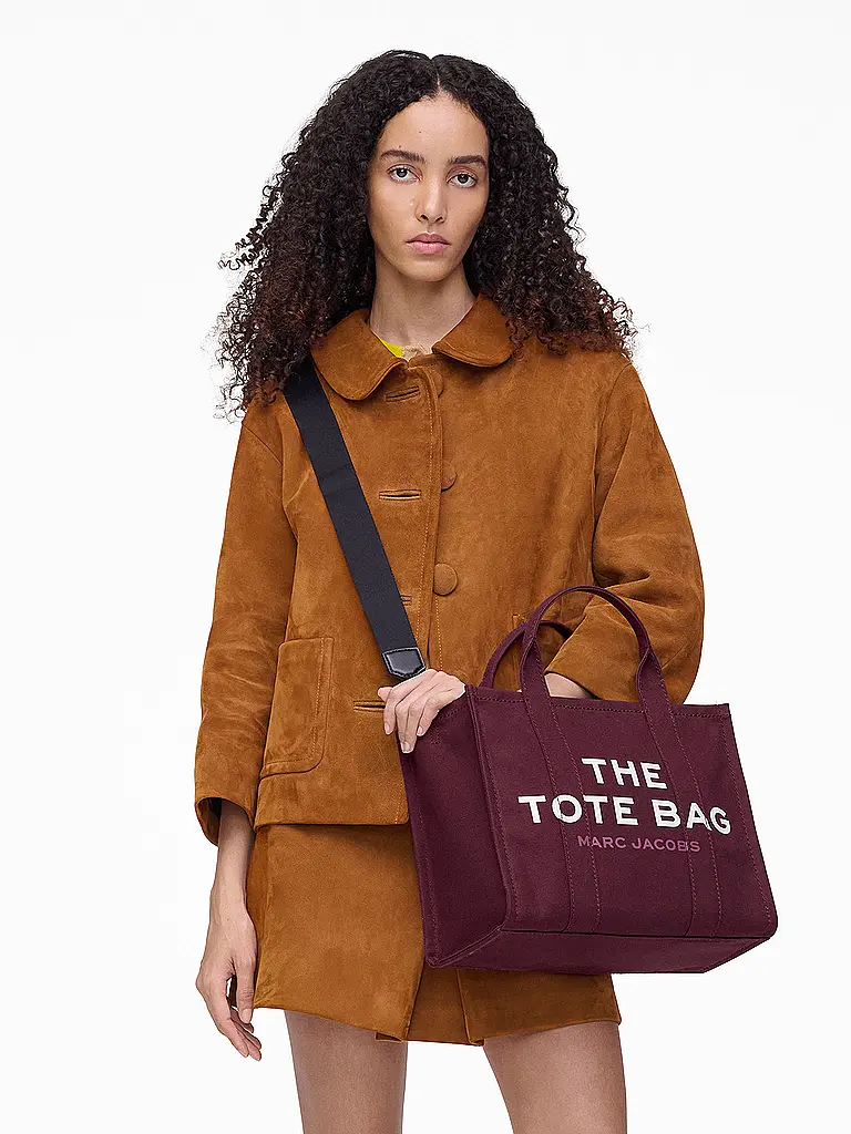 MARC JACOBS | Bolso - Tote Bag THE MEDIUM TOTE CANVAS | Rojo oscuro