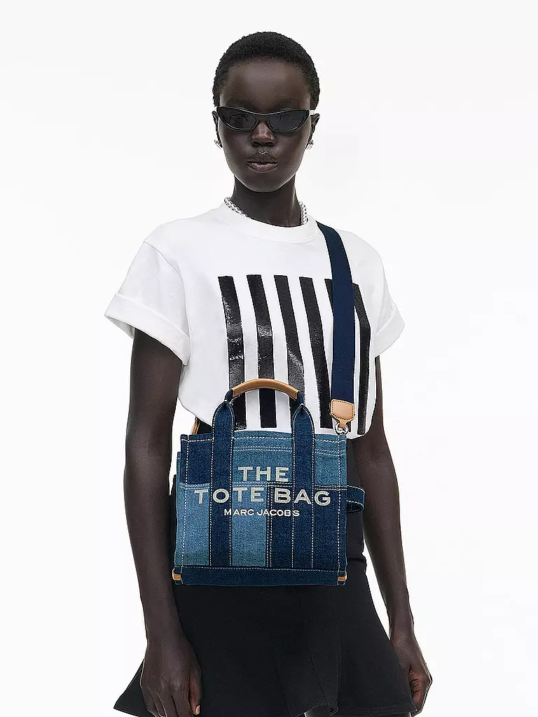 MARC JACOBS | Bolso - Tote Bag THE SMALL TOTE CANVAS | Azul