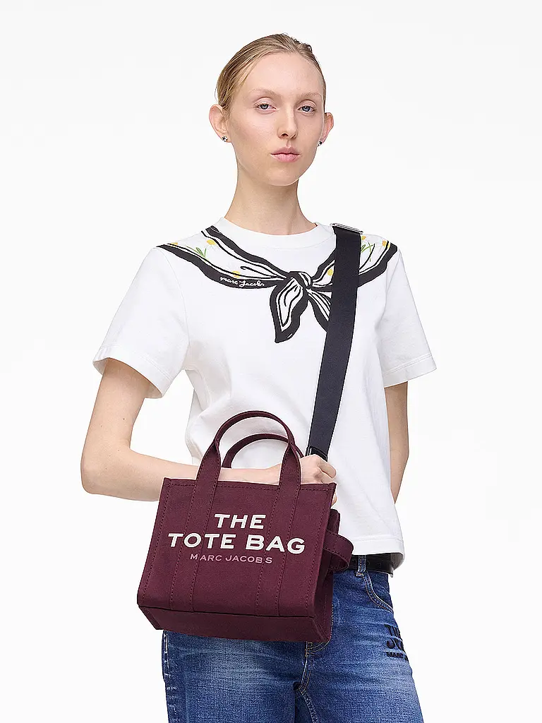 MARC JACOBS | Bolso - Tote Bag THE SMALL TOTE | Rojo oscuro