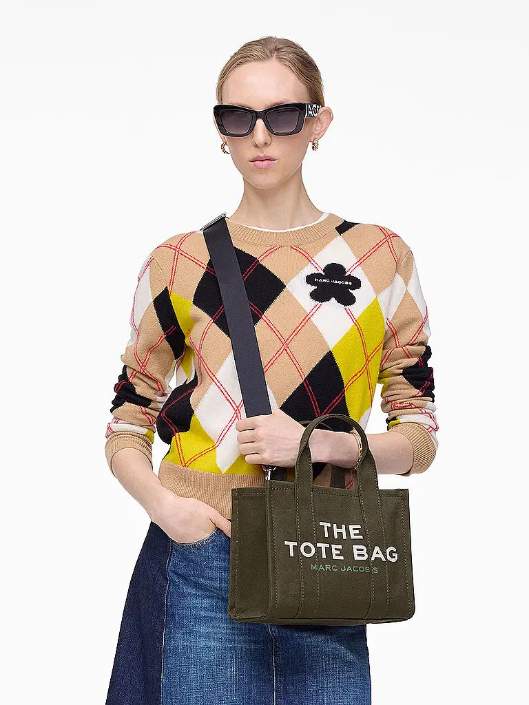 MARC JACOBS | Bolso - Tote Bag THE SMALL TOTE | Verde oscuro
