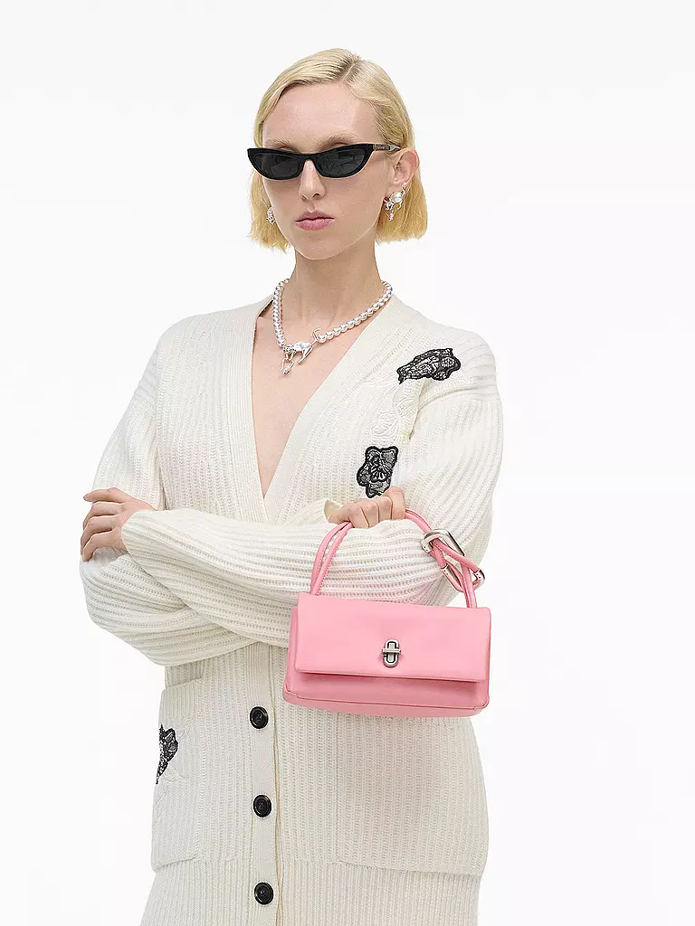 MARC JACOBS | Bolso de cuero - Bolso bandolera THE MINI DUAL BAG | Rosa