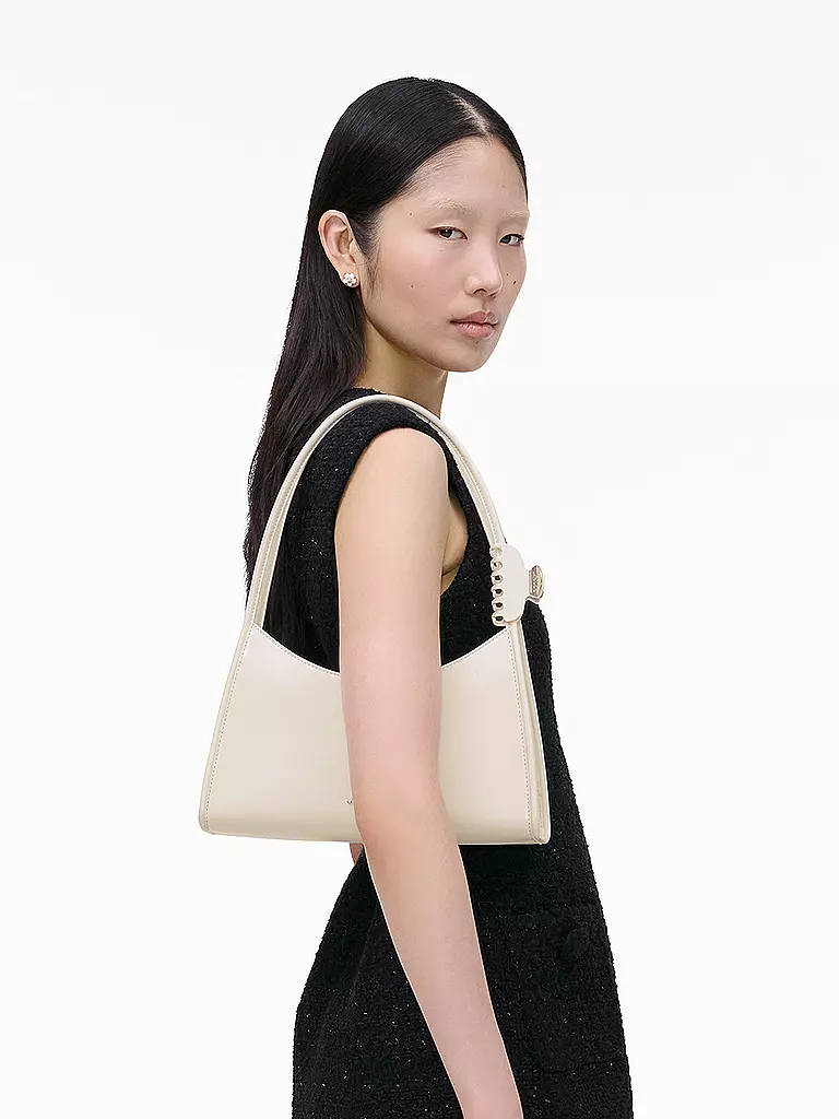 MARC JACOBS | Bolso de cuero - Bolso de hombro THE CLAW CLIP | Blanco
