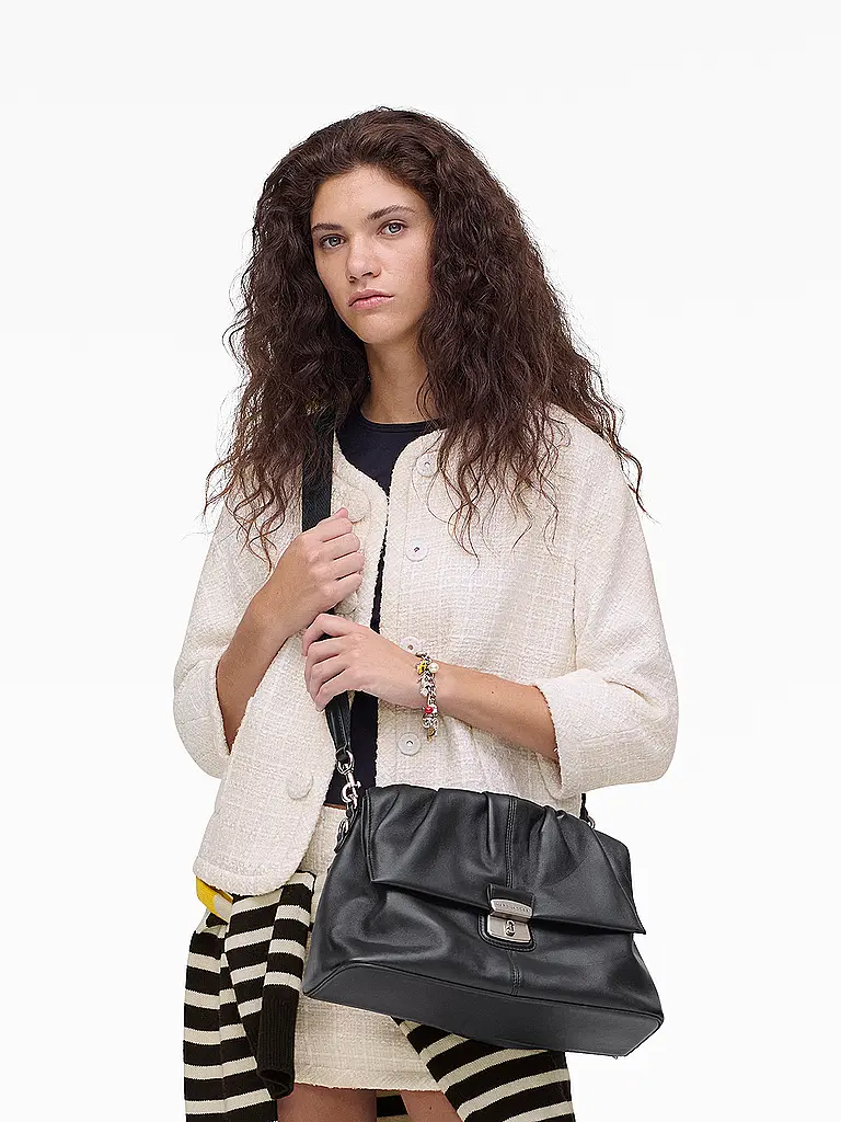 MARC JACOBS | Bolso de cuero - Bolso de hombro THE MESSENGER | Negro