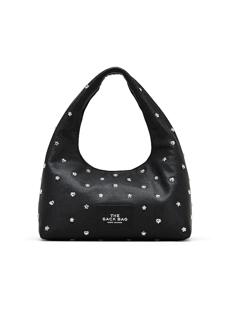 MARC JACOBS | Bolso de cuero - Bolso Hobo THE ICON SACK | Negro