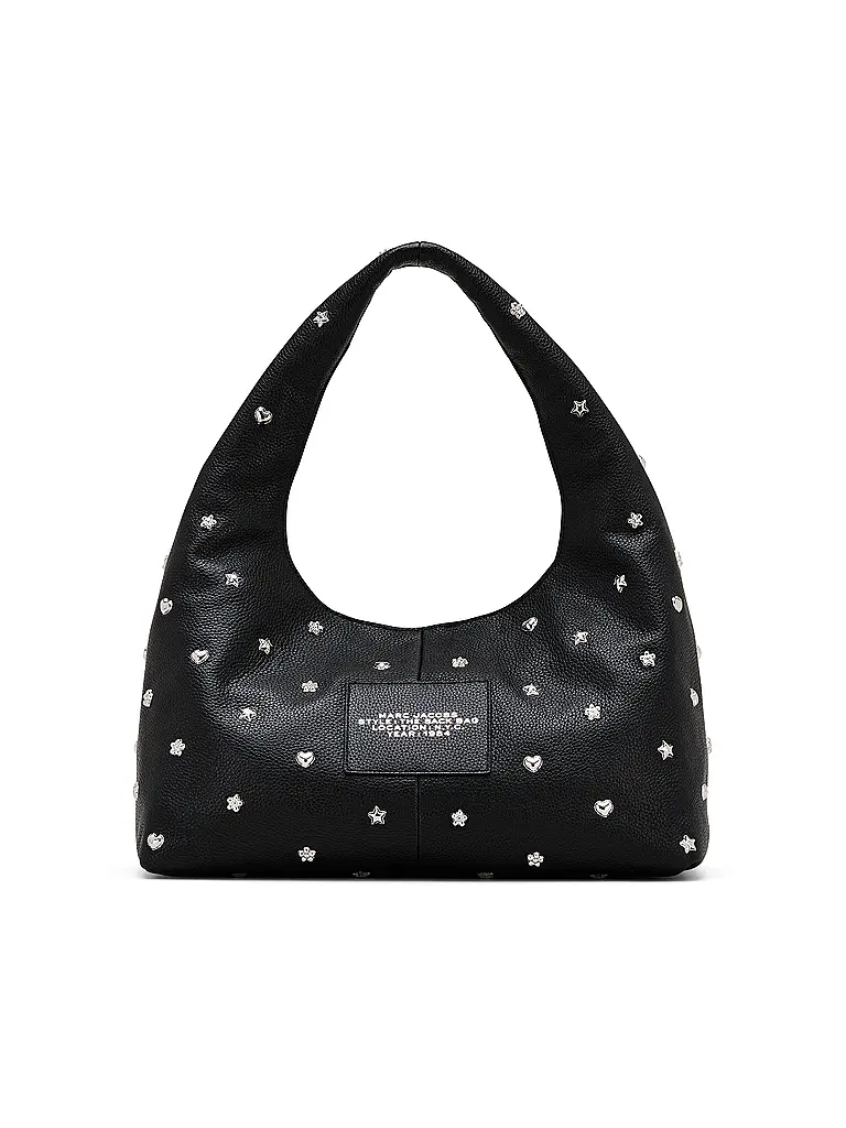 MARC JACOBS | Bolso de cuero - Bolso Hobo THE ICON SACK | Negro