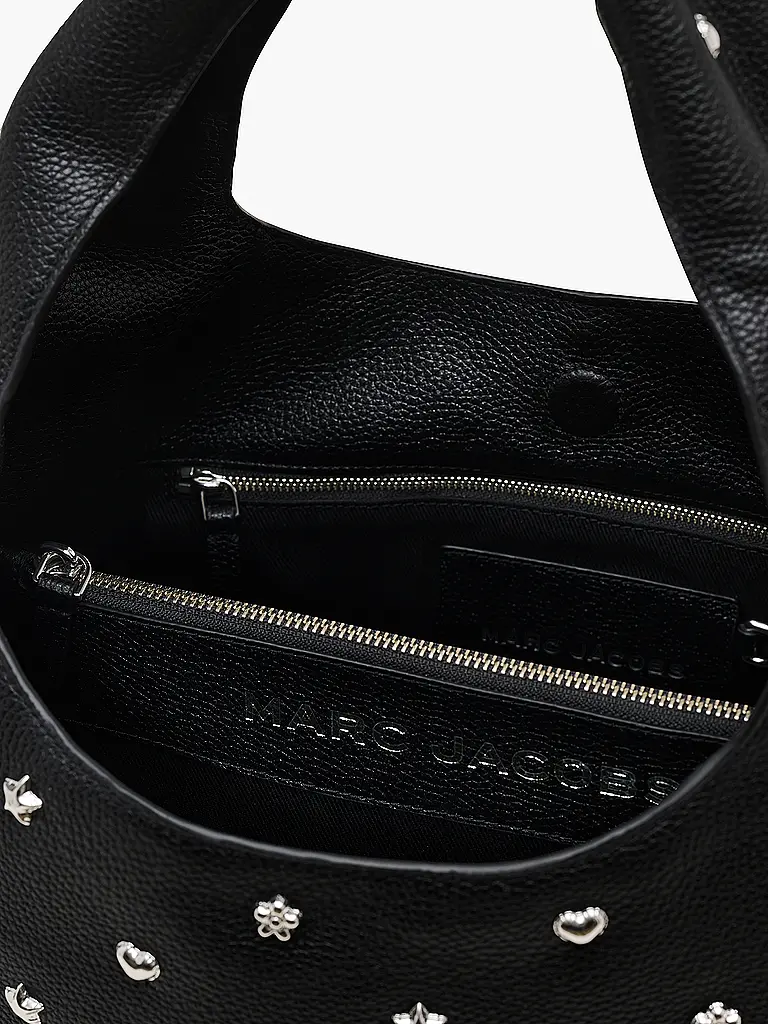 MARC JACOBS | Bolso de cuero - Bolso Hobo THE ICON SACK | Negro