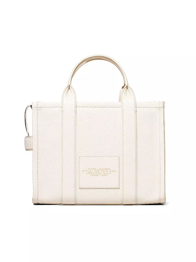 MARC JACOBS | Bolso de cuero - Bolso tote THE MEDIUM TOTE LEATHER | Blanco